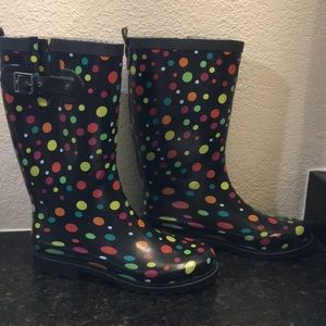 Chooka Polka Dot Rain Boots